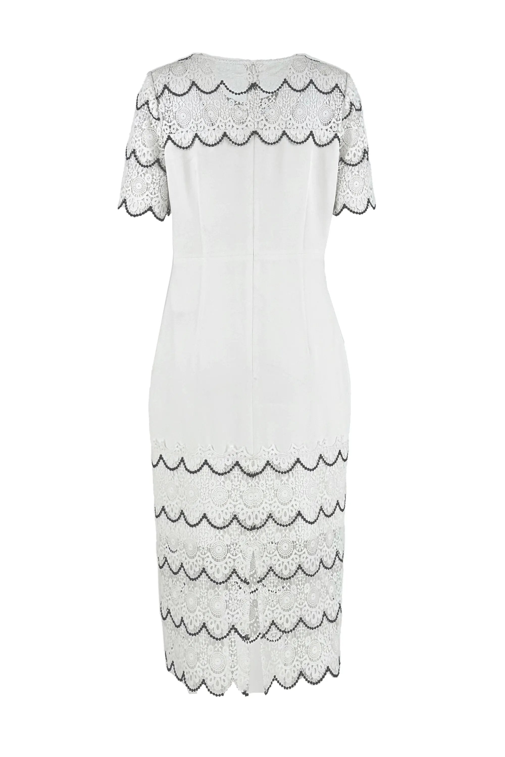 Women's Summer Hollow Pattern Elegant Bohemian Dress ULA